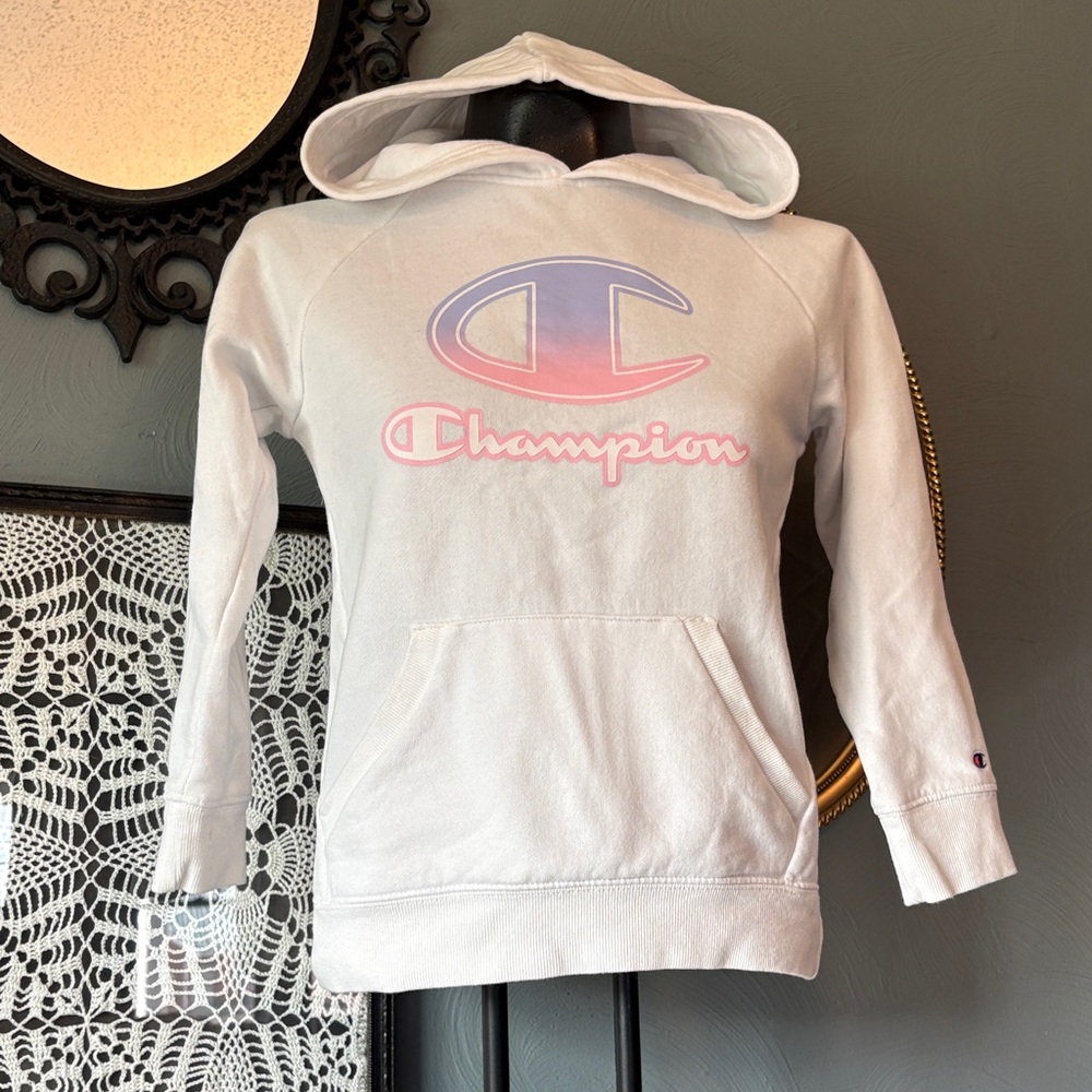 Champion Hoodie with Gradient Logo